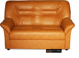 V-100 2-х местный диван кожа с комп. 140*88*88