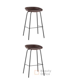 Стул барный Beetle Lite PU коричневый 2 шт